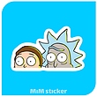 استیکر Rick and Morty 