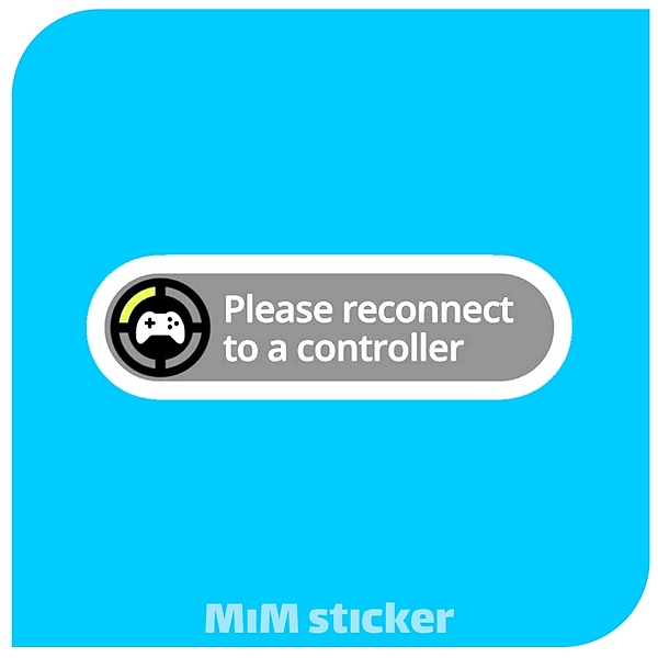 استیکر Please reconnect