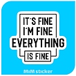استیکر Its fine
