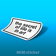 استیکر The secret