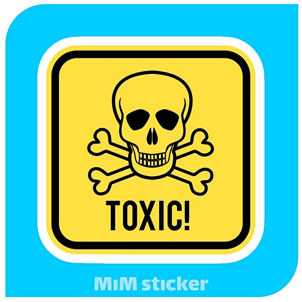 استیکر TOXIC