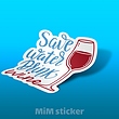 استیکر WINE