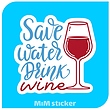 استیکر WINE