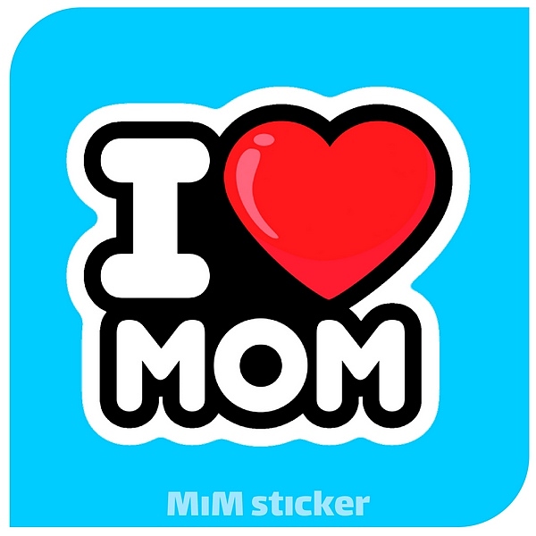استیکر LOVE MOM