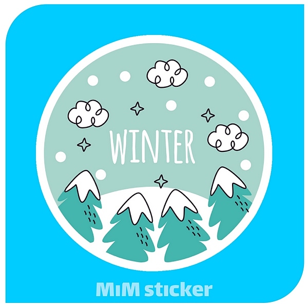 استیکر Winter