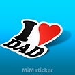 استیکر I love dad