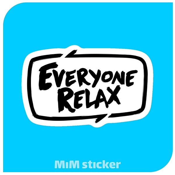 استیکر RELAX