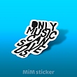 استیکر Only music
