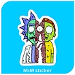 استیکر Rick and Morty 