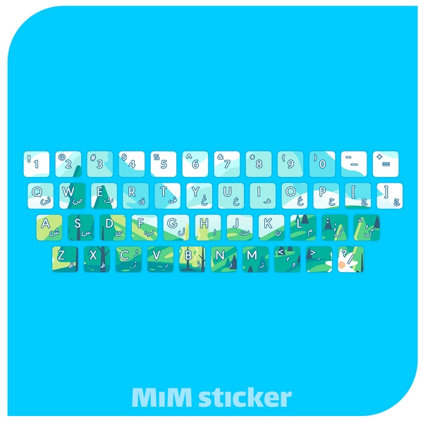 استیکر کیبورد