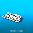 استیکر Its my turn 