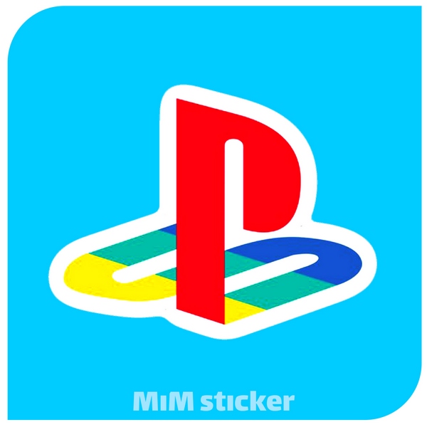 استیکر لوگو playstation