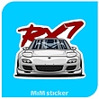 استیکر ماشین Rx7