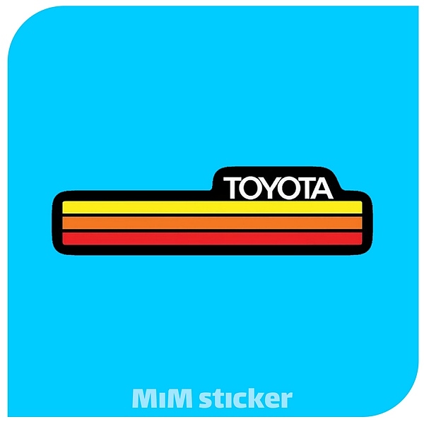 استیکر TOYOTA 