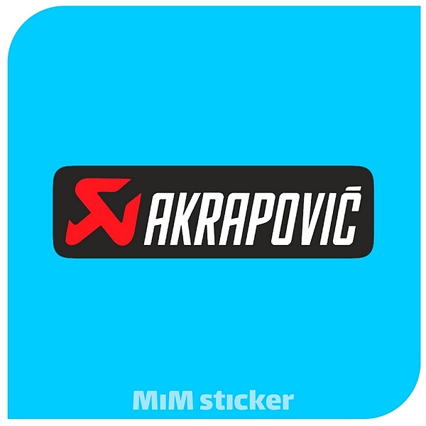 استیکر AKRAPOVIC