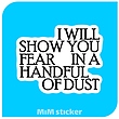 استیکر I Will show you fear 