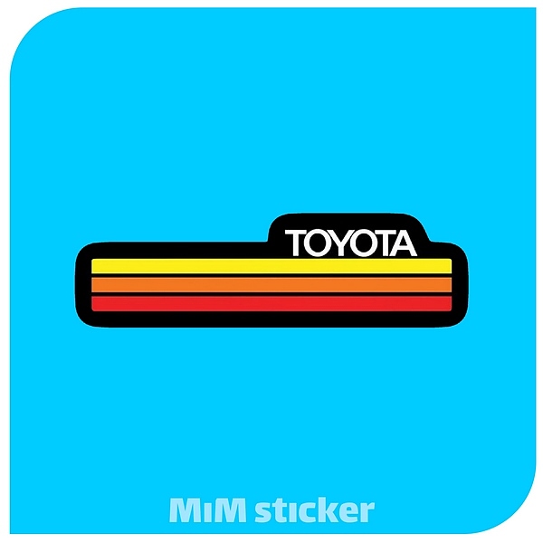 استیکر TOYOTA