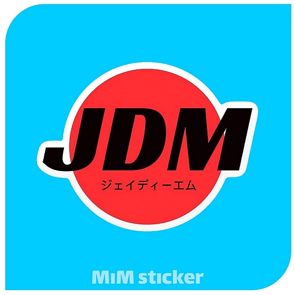 استیکر JDM 