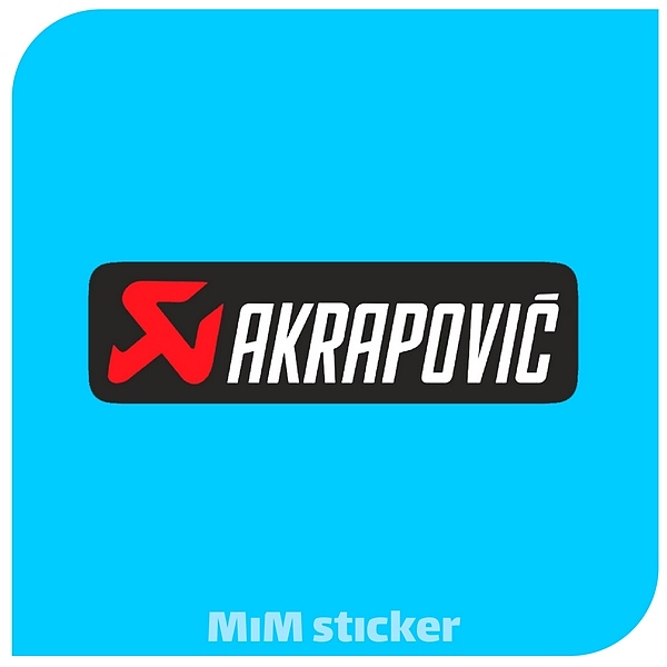 استیکر AKRAPOVIC