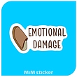 استیکر Emotional Damage