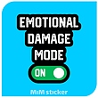 استیکر Emotional Damage 