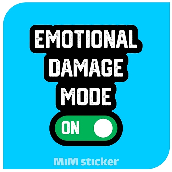 استیکر Emotional Damage 