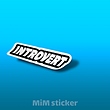 استیکر Introvert 