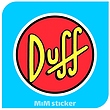 استیکر DUFF