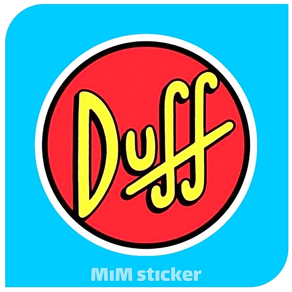 استیکر DUFF