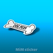 استیکر  DOG MOM 
