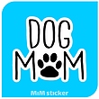استیکر  DOG MOM 