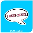 استیکر I NEED SLEEP
