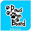 استیکر Paws on board