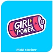 استیکر Girl Power