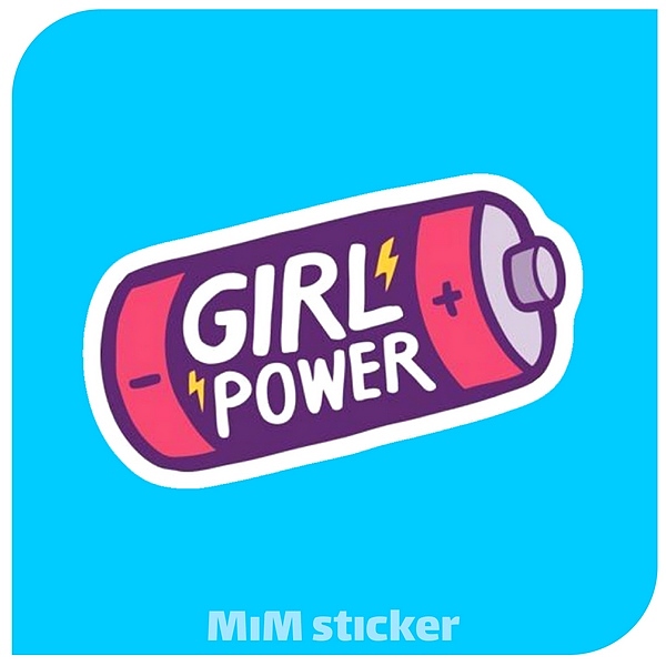 استیکر Girl Power