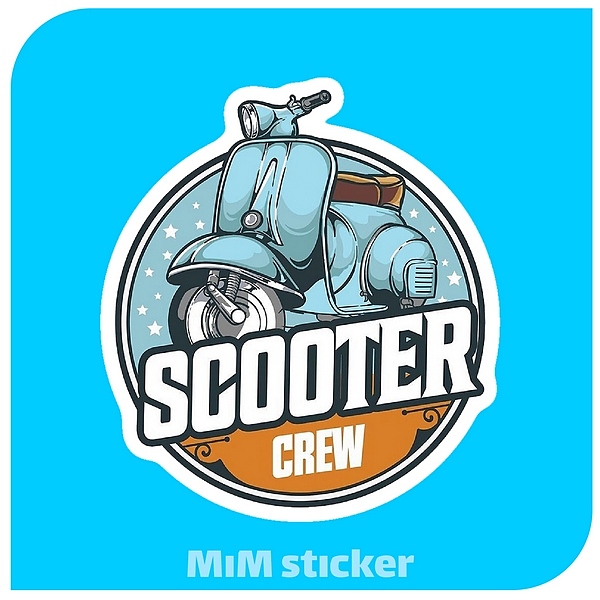 استیکر  SCOOTER 