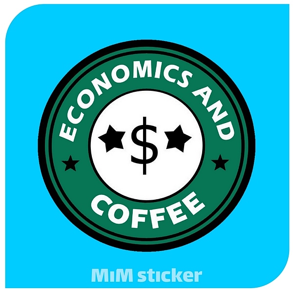 استیکر ECONOMICS AND COFFEE