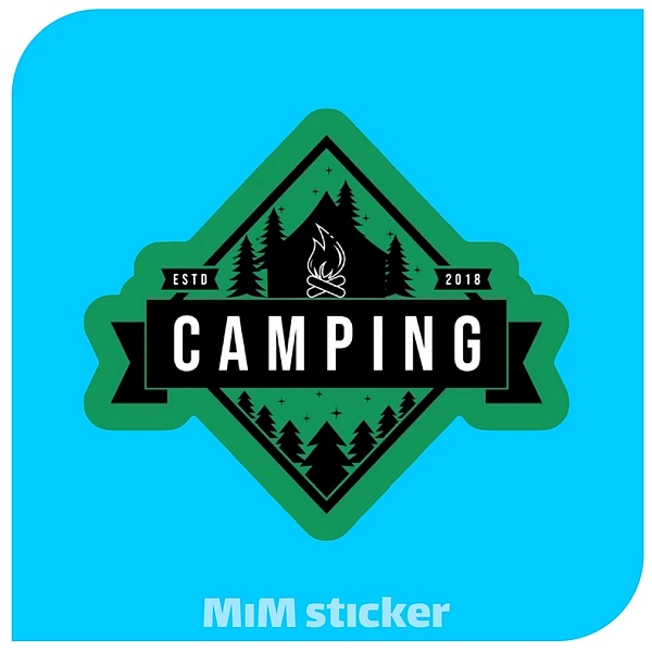 استیکر CAMPING