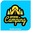 استیکر CAMPING 
