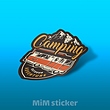 استیکر CAMPING 