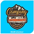 استیکر CAMPING 