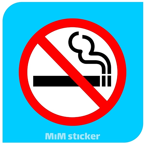 استیکرNo smoking