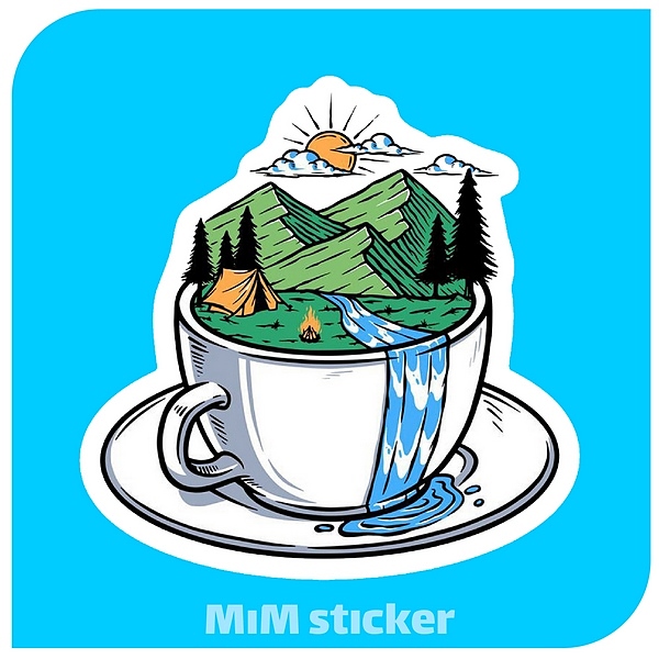 استیکر CAMPING 