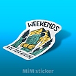 استیکر WEEKENDS