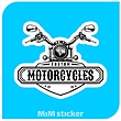 استیکر MOTORCYCLES