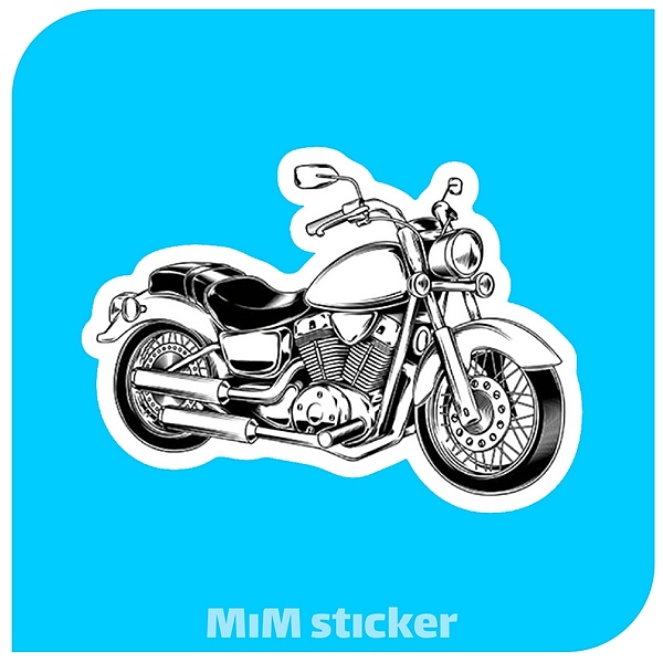 استیکر MOTORCYCLES 