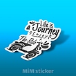 استیکر LIFE IS JOURNEY