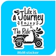 استیکر LIFE IS JOURNEY