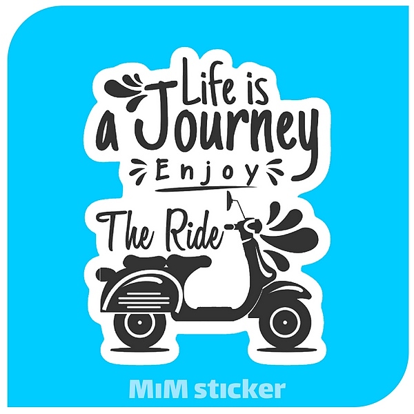 استیکر LIFE IS JOURNEY