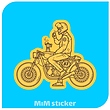 استیکر MOTORCYCLES